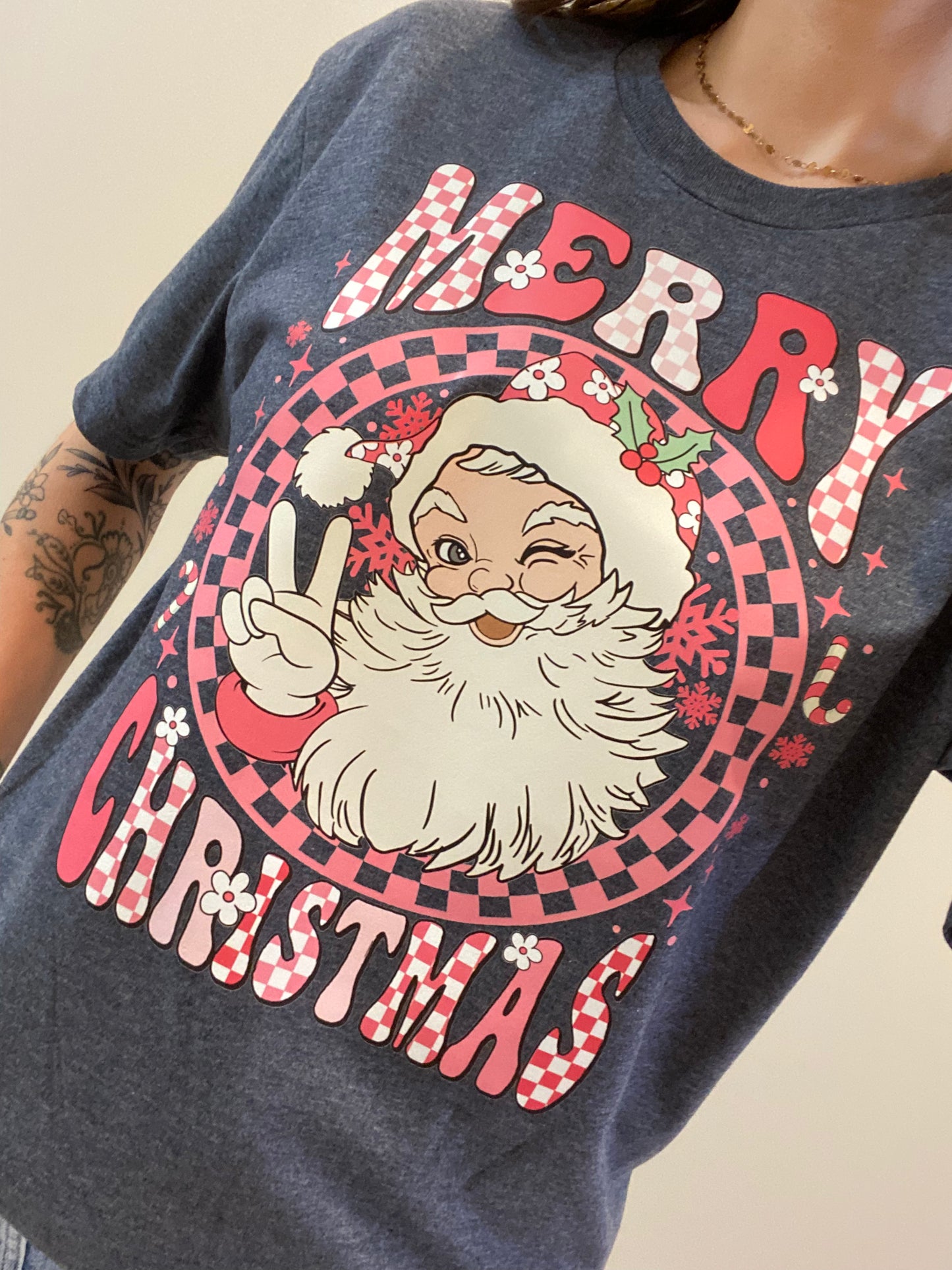Merry Christmas Retro Santa