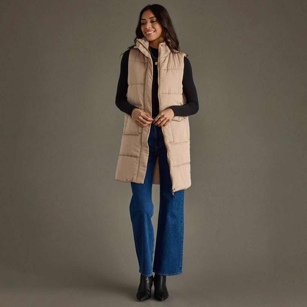 Tan Long Vest