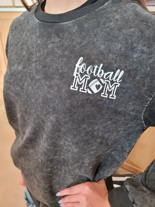 Football Mom ACID Wash