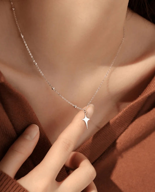 Silver Star Necklace