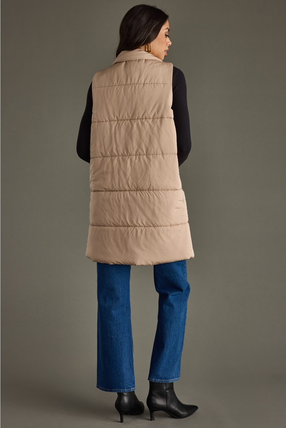 Tan Long Vest